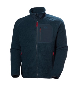 Helly Hansen Panorama Pile Block navy blue fleece jacket