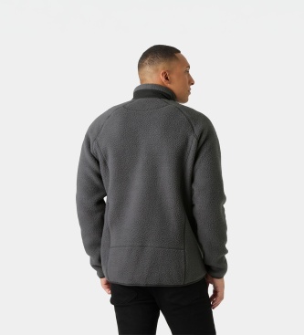 Helly Hansen Panorama Pile Block grey fleece jacket
