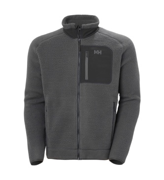 Helly Hansen Panorama Pile Block grey fleece jacket