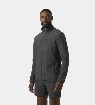 Helly Hansen Kurtka softshell Crew 2.0 szara