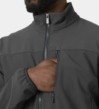 Helly Hansen Kurtka softshell Crew 2.0 szara