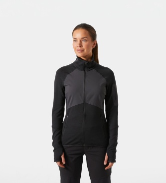 Helly Hansen Črna termo jakna Lifa Merino