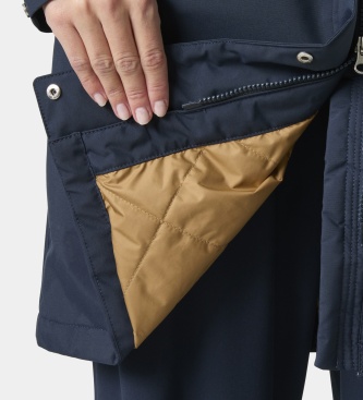 Helly Hansen Vatirana dežna jakna Hvaler, temno modra