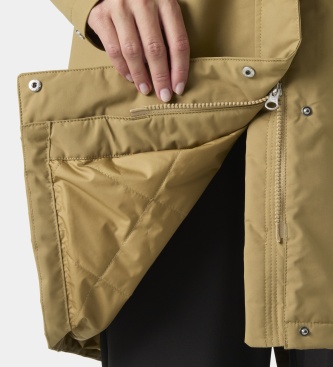 Helly Hansen Prešita dežna jakna Hvaler, bež