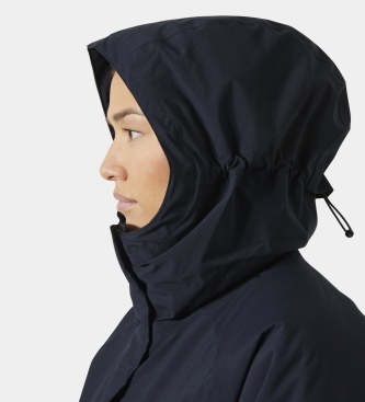 Helly Hansen Podložena dežna jakna Lily, temno modra