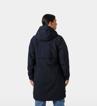 Helly Hansen Podložena dežna jakna Lily, temno modra