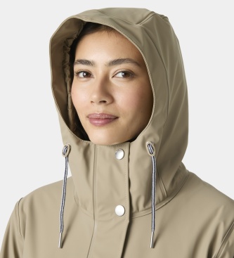 Helly Hansen Vadderad regnjacka Moss beige