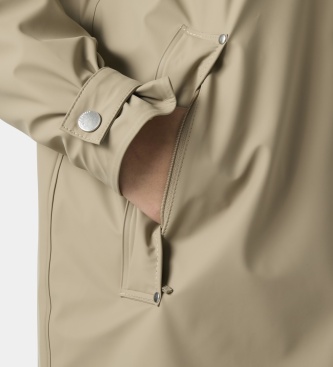 Helly Hansen Vadderad regnjacka Moss beige
