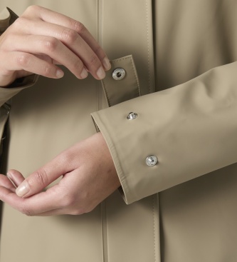 Helly Hansen Vadderad regnjacka Moss beige
