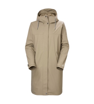 Helly Hansen Vadderad regnjacka Moss beige