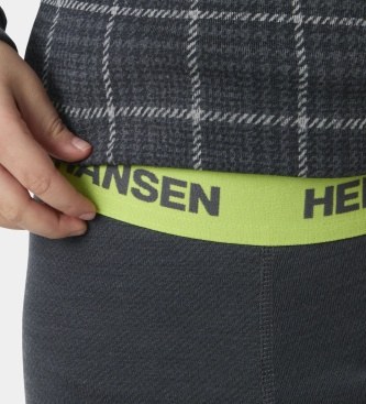Helly Hansen Szary termiczny komplet Graphic Lifa Merino