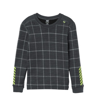 Helly Hansen Szary termiczny komplet Graphic Lifa Merino
