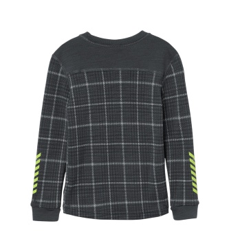 Helly Hansen Szary termiczny komplet Graphic Lifa Merino