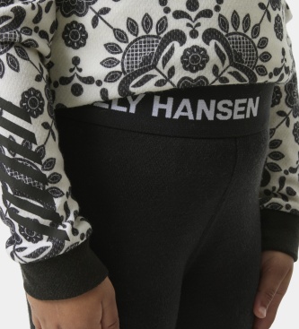 Helly Hansen Completo termico Graphic Lifa Merino nero
