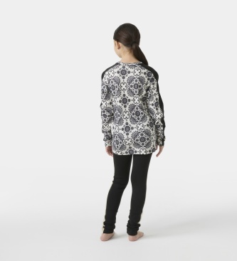 Helly Hansen Completo termico Graphic Lifa Merino nero