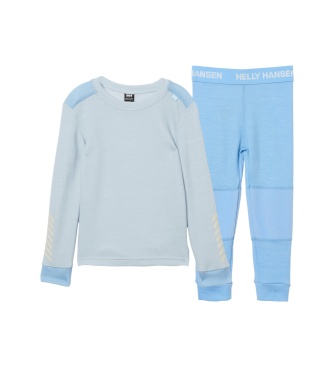 Helly Hansen Completo termico Lifa Merino blu