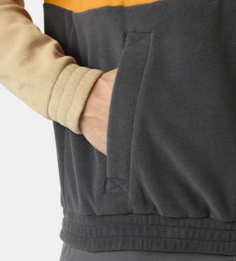 Helly Hansen Fleece-Jacke mit Knöpfen Daybreaker Hugg beige