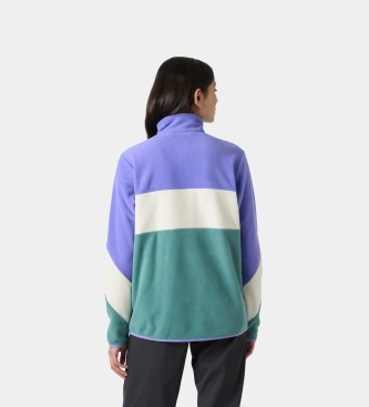 Helly Hansen Daybreaker Hugg lilla fleecetrøje med knapper