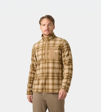 Helly Hansen Maridalen Printed fleece jacket beige