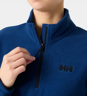 Helly Hansen Polar flis z delno zadrgo Daybreaker, mornarsko modra