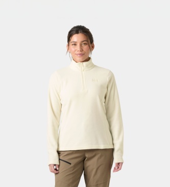 Helly Hansen Flis pulover s polovično zadrgo Daybreaker, zlomljeno bela
