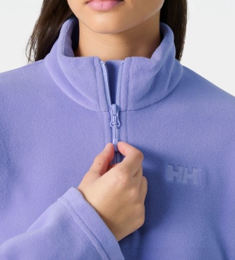 Helly Hansen Flisasta jopica s polovično zadrgo Daybreaker vijolična