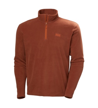 Helly Hansen Forro polar meio zíper Daybreaker marrom