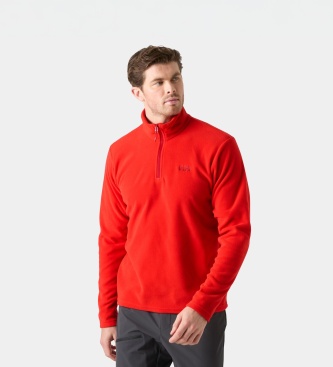 Helly Hansen Polar meio fecho Daybreaker vermelho