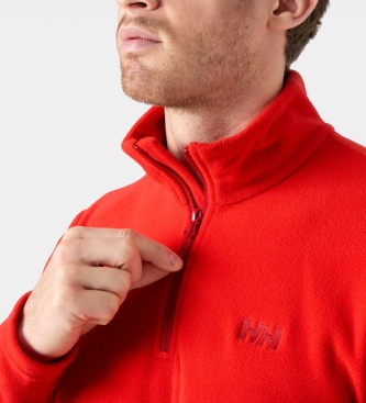 Helly Hansen Polar meio fecho Daybreaker vermelho