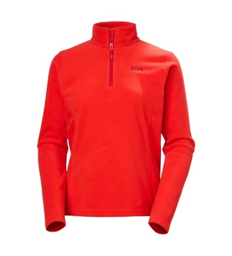 Helly Hansen Polar flis z delno zadrgo Daybreaker, rdeč