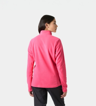 Helly Hansen Roza flisasti pulover z delno zadrgo Daybreaker