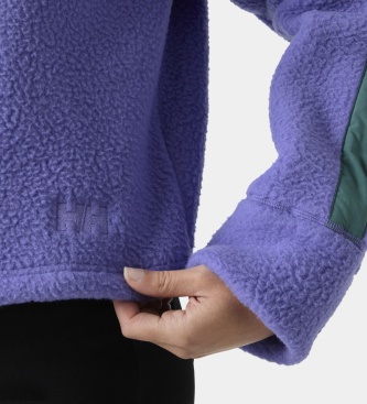Helly Hansen Forro polar media cremallera Imperial Pile lila