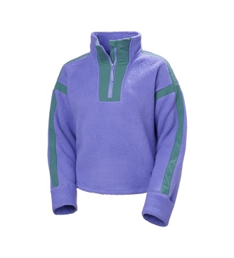 Helly Hansen Forro polar media cremallera Imperial Pile lila