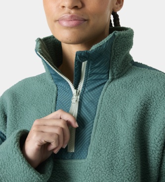 Helly Hansen Forro polar media cremallera Imperial Pile verde