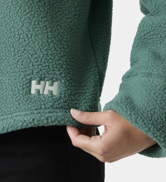 Helly Hansen Forro polar media cremallera Imperial Pile verde