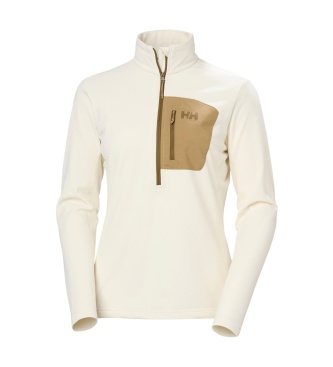 Helly Hansen Polaire demi-zip Versalite blanc cassé