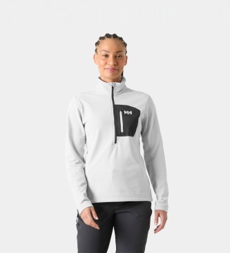 Helly Hansen Versalite fleece med halv lynlås grå