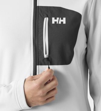 Helly Hansen Versalite fleece med halv lynlås grå