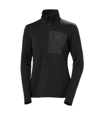 Helly Hansen Versalite fleece med halv lynlås sort