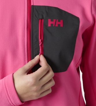 Helly Hansen Versalite fleecetrøje med halv lynlås rosa