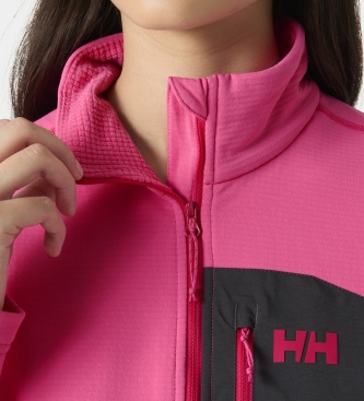 Helly Hansen Versalite fleecetrøje med halv lynlås rosa