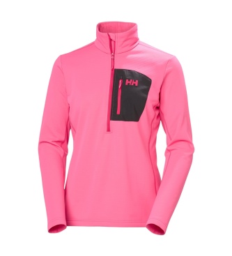 Helly Hansen Versalite fleecetrøje med halv lynlås rosa