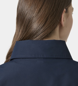 Helly Hansen Gabardina larga Avenue azul marino