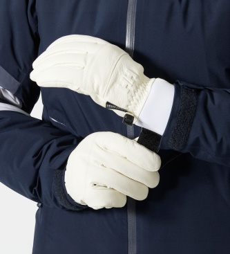 Helly Hansen Guanti in pelle Alphelia bianchi
