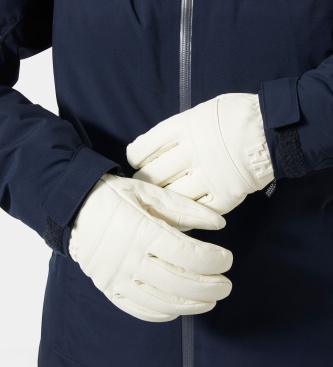 Helly Hansen Guanti in pelle Alphelia bianchi