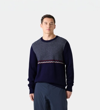 Helly Hansen Pulover Afton temno moder