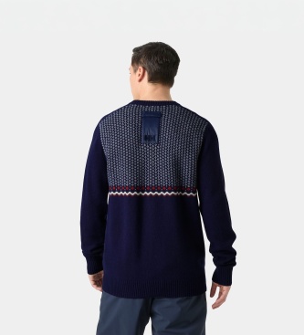 Helly Hansen Pulover Afton temno moder