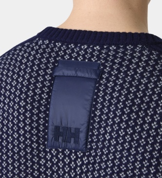 Helly Hansen Pulover Afton temno moder