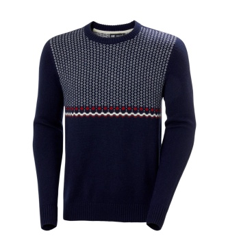 Helly Hansen Pulover Afton temno moder