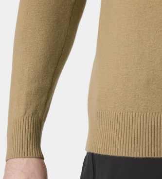 Helly Hansen Jersey s srednjo zadrgo Afton bež
